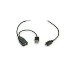 ROLINE USB 2.0 Y-kaabel - 2x Type A (ST / BU) - Micro B ST - 1m - Varjestatud - USB 2.0 Type Micro B - 1 mm (19.08.1009)