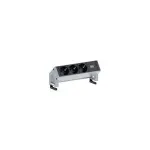 Bachmann DESK 2 toiteplokk 902.300, 3 pesa, 1,5 m kaabel, valge