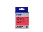 Epson Label Cartridge Pastel LK-4RBP Must/Punane 12mm (9m)