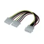 Wentronic CAK S-01 5,25>2x 5,25 - toitejagaja - sisemine toiteallikas, 4-pin (M) - sisemine toiteallikas, 4-pin (W) - 15 cm