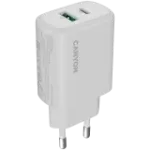 CANYON laadija OnCharge 250 25W 1xPD 1xQC EU Valge