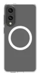 dbramante1928 Greenland Pro Qi2 GPEDNIBL6786 tagakaas Samsung Galaxy S25 Edge jaoks, MagSafe-&uuml;hilduv, plast, l&auml;bipaistev