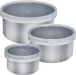 Toiduhoidlate komplekt Lurch 240885 &mdash; 3 tk, iga&uuml;ks 0,4 L, h&otilde;bedane