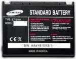 Samsung mobiiltelefoni aku liitiumioon SGH-ZV60 jaoks