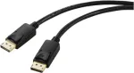Renkforce DisplayPort-&uuml;henduskaabel DisplayPort-pistik, DisplayPort-pistik 2,00 m Must DisplayPort-kaabel (RF-5771514)