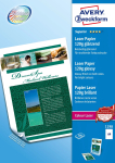 Tr&uuml;kipaber Avery Zweckform Premium Colour Laser Photo Paper A4 120 g/m&sup2; L&auml;ikiv 200 lehte