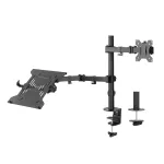 ACT AC8305 s&uuml;learvuti alus ja monitorihoidik, 15,6 tolli (39,6 cm), must
