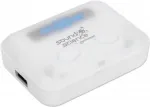 Manhattani Bluetooth-k&otilde;rvaklapid, valge, mikrofon, integreeritud juhtnupud, higikindel, m&uuml;ra isoleeriv, 5 tundi kasutusaega, maksimaalne ulatus 10 m, laadimis&uuml;mbris akupangaga (1200 mAh), Bluetooth v5.0, USB-A laadimiskaabel kaasas, 3-aastane garantii