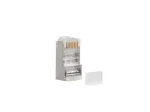 LANBERG RJ-45 juhtmepistik PLS-6000 Cat6 F/UTP l&auml;bipaistev valge, 100 tk pakend