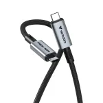 Verbatim Sync & Charge USB C to USB C 240W 40 Gbps 120 cm, 1.2 m, USB C, USB C, USB4 Gen 2x2, 40 Gbit/s, Must
