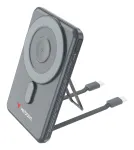 Verbatim Charge'n'Go 2C akupank 5000 mAh hall, 5000 mAh, adaptiivne kiirlaadimine, Power Delivery 3.0, Quick Charge 3.0, juhtmevaba laadimine, 3,85 V, 20 W, hall