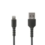 StarTech.com 3 jalga (1 m) vastupidav must USB-A&ndash;Lightning-kaabel &ndash; tugev vastupidav aramiidkiust USB-t&uuml;&uuml;p A &ndash; Lightning-laadimis-/s&uuml;nkroonimisjuhe &ndash; Apple MFi sertifitseeritud iPad/iPhone 12
