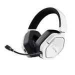 Trust GXT 493PS Carus Peakomplekt Juhtmega ja Juhtmevaba Peapael M&auml;ngimine Bluetooth Valge