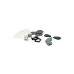 TAG Schl&uuml;sselanh. Tropfen dark Transponder-Schl&uuml;sselanh&auml;nger, 125 kHz, EM4102, 64bit Speicher, Low Frequency, read only/ID vergeben, Tropfenform 40x30