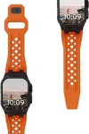 URBAN ARMOR GEAR UAG Monarch Strap for Apple Watch Ultra/44/45/46mm - Orange / Titanium Black