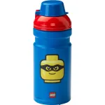 LEGO Iconic Joogipudel 390 ml Sinine Silikoonotsiku ja Pool-l&auml;bipaistva Korgiga