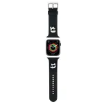 Karl Lagerfeld 3D Rubber Karl & Choupette Heads NFT Apple Watch Strap 38/40/41mm Black