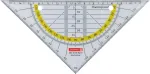 BRUNNEN Geodreieck OFFICE TO GO 16,0 cm Set Square Transparent