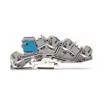 WAGO 2005-7641 TOPJOB S L&auml;biv klemmliist, 6 mm&sup2;, hall, 800 V, 41 A