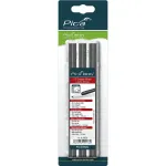 PICA BIG DRY Refills Carpenter 2H - 12 juhti, ristk&uuml;likukujuline 2x5mm, 150mm, must grafiit