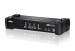 ATEN 4-pordiline USB DVI KVM-l&uuml;liti heli ja USB 2.0 jaoturiga (KVM-kaablid kaasas)