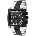 ARMANI AR5842 meeste k&auml;ekell 40mm roostevaba teras roosakuldne toon pruun sihverplaat