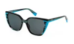FURLA SFU782-5506M8 Naiste kassisilma p&auml;ikeseprillid Havana pruun gradient 55mm