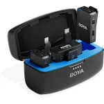 BOYA Boyamic 1 1TX + 3RX traadita mikrofonis&uuml;steem (2.4GHz, 100m ulatus, 8GB salvestus)
