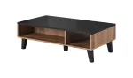Cama LOTTA 110 Kohvilaud wotani tamm/mat must