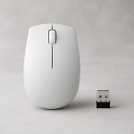 Juhtmeta kompaktne hiir Lenovo Compact Mouse akuga &mdash; kahek&auml;eline, 1000 DPI, RF-juhtmeta, 3 nuppu, hall