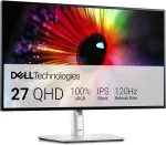 Dell U2724D 27 inch QHD IPS Black monitor USB-C dokiga, 120Hz, KVM Monitor Dell U2724D (taastatud toode)