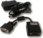 EXSYS EX-47920 RS-232 jadamuundur-kordaja-isolaator, must