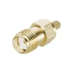 Teleg&auml;rtner J01151A0611 SMA kaabli pesa, pressitav G05, kaablitele RG-223/U, RG-142 B/U, kuldne