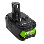 Green Cell GC-PTRY18V4 RB18L40 18V 4.0Ah Li-Ion elektrit&ouml;&ouml;riistade aku Ryobi 18V ONE+ jaoks