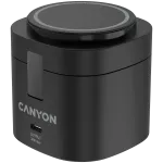 Canyon 4-in-1 juhtmeta laadimisalus, max 30W, m&otilde;&otilde;dud: 70x70x70,3 mm, kaal: 414 g, koos 65W laadija ja 1M kaabliga, must