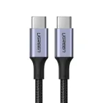 USB-C&ndash;USB-C kaabel UGREEN 90120B &mdash; 3 m, 5 A, PD, 20 V, 480 Mbit/s, must