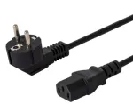 Toitekaabel SAVIO CL-146 &mdash; 3 m, IEC C13 IEC t&uuml;&uuml;p E, must