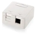 2-Port Keystone Jack Surface Mount Box Equip 125122