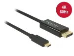 DeLOCK 85256 videokaabli adapter 2 m USB Type-C DisplayPort must