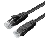 Microconnect MC-UTP6A03S v&otilde;rgukaabel Must 3 m Cat6a U/UTP (UTP)