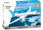 Ehituskomplekt Cobi Boeing 737-8 &mdash; 340 osa, soovitatav vanus 7+, sinine ja valge