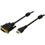 LogiLink HDMI-DVI-D kaabel 3m must