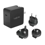 Mobiilseadme laadija LogiLink PA0302 Universal Must Vahelduvvool Kiirlaadimine