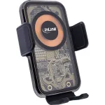 InLine ONE TOUCH QI 2 universaalne autohoidik nutitelefonile koos juhtmevaba laadijaga