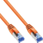 InLine paigalduskaabel S/FTP PiMF Cat.6A halogeenivaba 500MHz oranž 1m
