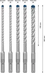 Bosch Expert 7x SDS-plus vasara-puuriterade komplekt, 5 tk, 6/8/10 mm