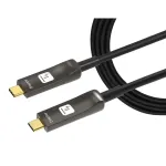 Techly ICOC-U3C-HY-030 USB-kaabel 30 m USB C Must