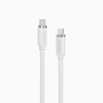 Alogic Elements Silicone 5A/240W Tie USB-C to C Male Valge 2M (ELSI5U2CCWH2)