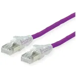 Datwyler - patch-kaabel - RJ-45 (M) - RJ-45 (M) - 5 m - SFTP, PiMF - CAT 6a - varjestatud, halogeenivaba, t&otilde;mbekaitsega, keerutatud - lilla (21.05.0556)