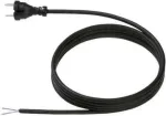 BACHMANN contour toitejuhe 3 m must 246.175 H07RN-F 2x1 pistikuga t&uuml;&uuml;p 24G lahtine 246.175 (246.175)